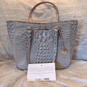 Brahmin Medium Lena - Pumice Melbourne Tote